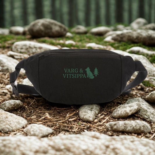 Minimalist Recycled Hip Bag – Forest Logo Edition | 2L by Varg & Vitsippa