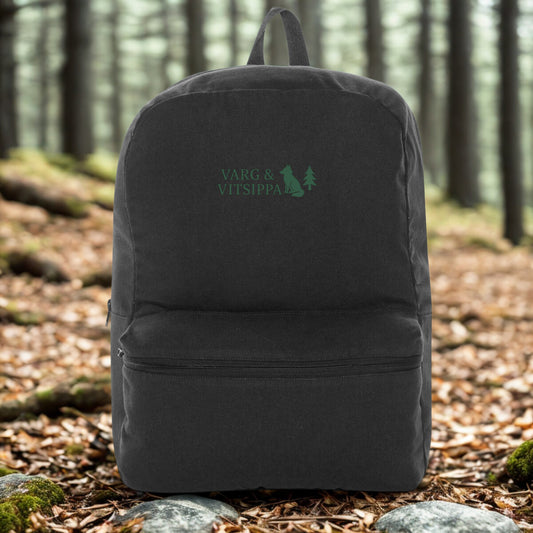 Minimalist Recycled Backpack – Forest Logo | 19.5L by Varg & Vitsippa