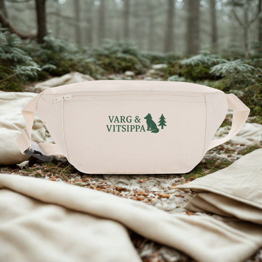 Minimalist Recycled Hip Bag – Forest Logo Edition | 2L by Varg & Vitsippa