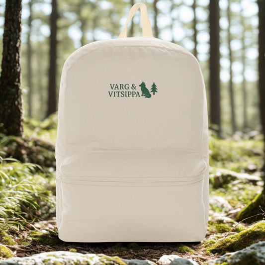Minimalist Recycled Backpack – Forest Logo | 19.5L by Varg & Vitsippa